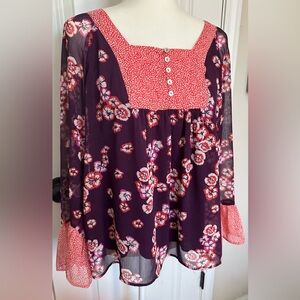 DANIEL RAINN BY ANTHROPOLOGIE- WOMEN’s EUPHEMIA BLOUSE